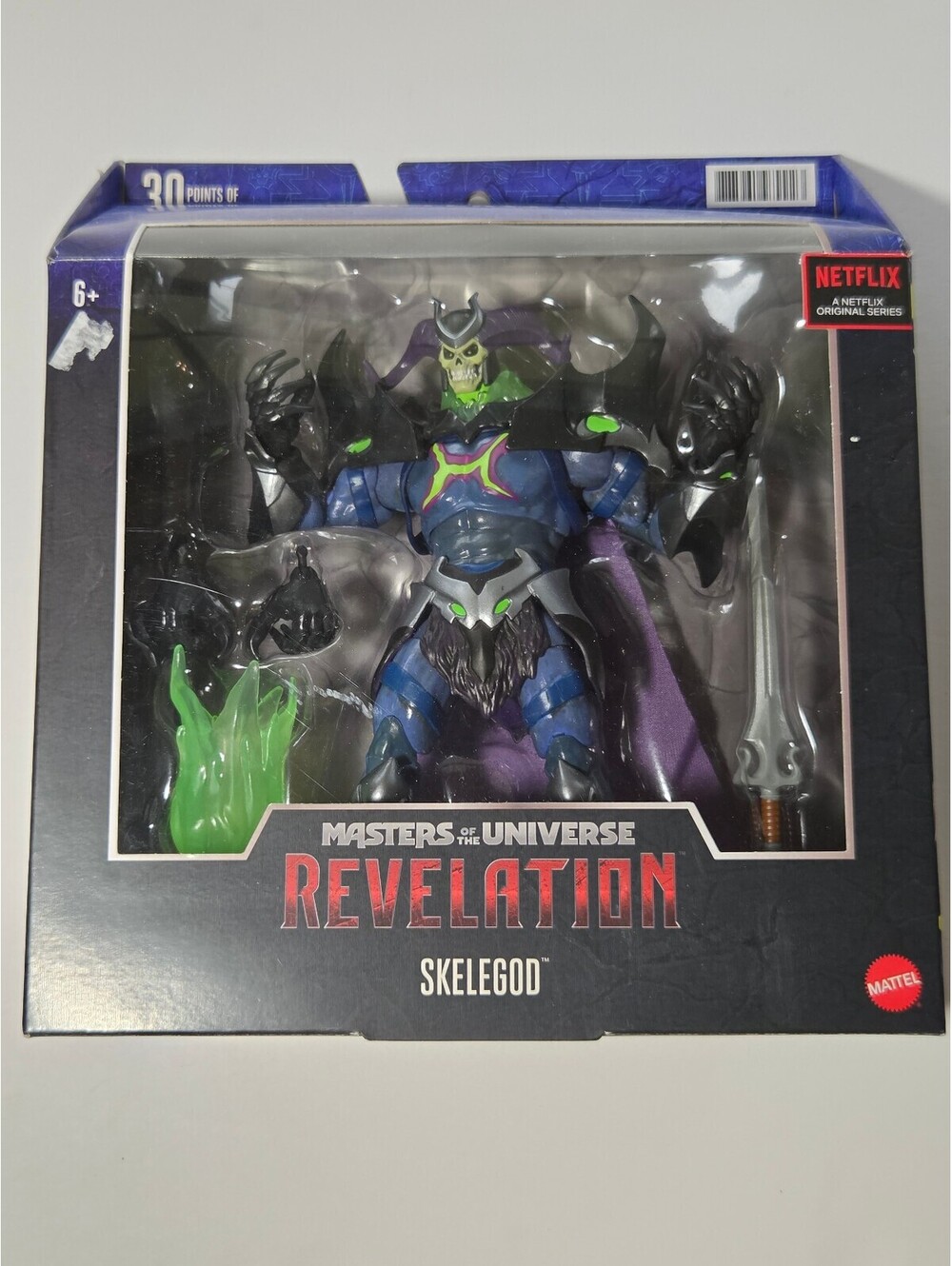 Masters of the Universe Revelation Skelegod Action Figure by Mattel - USED